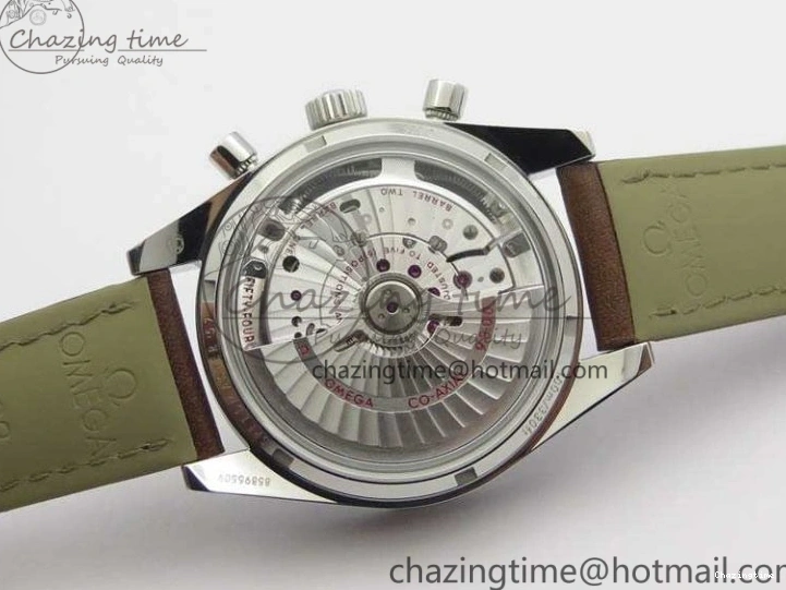 1221 Speedmaster ’57 Co-Axial OMF 1:1 Best Edition White Dial Silver Markers A9300 (Free Leather Strap) Efficient 8133